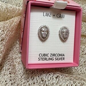 Sterling Silver Cubic Zirconia Earrings